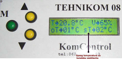 Uputstvo tehnikom 08 1s 4 slika 4 Elektronski regulator ventilacije za tunelsku ventilaciju Jagodina 062 242 359